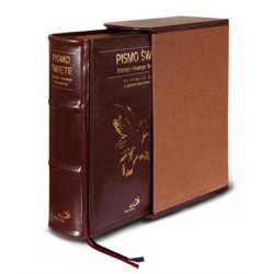 Pismo Św. ST i NT (standard format, twarda oprawa - skóra, etui) Edycja Św.Pawła